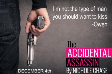 Killer with gun close up over grunge background with copyspace.