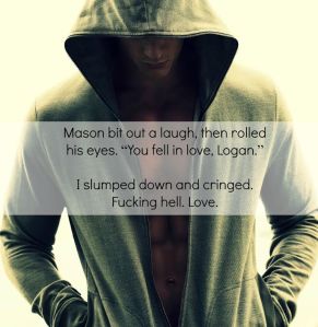 A fit young man wearing a hoodie over his head posing for the camera